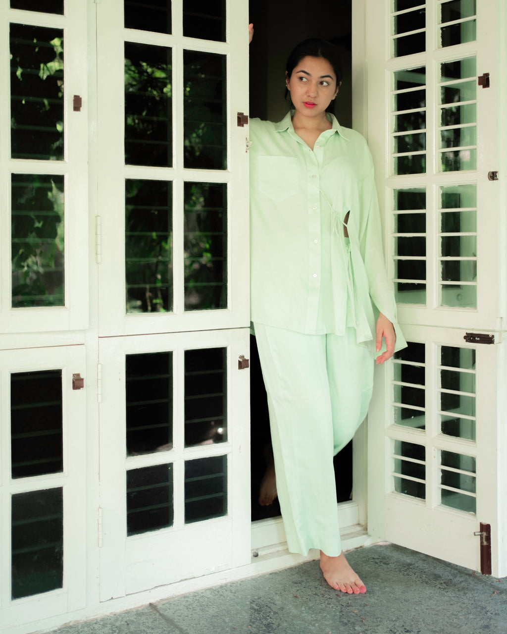 ARCĀ SHIRT WITH AMITĀ PANTS