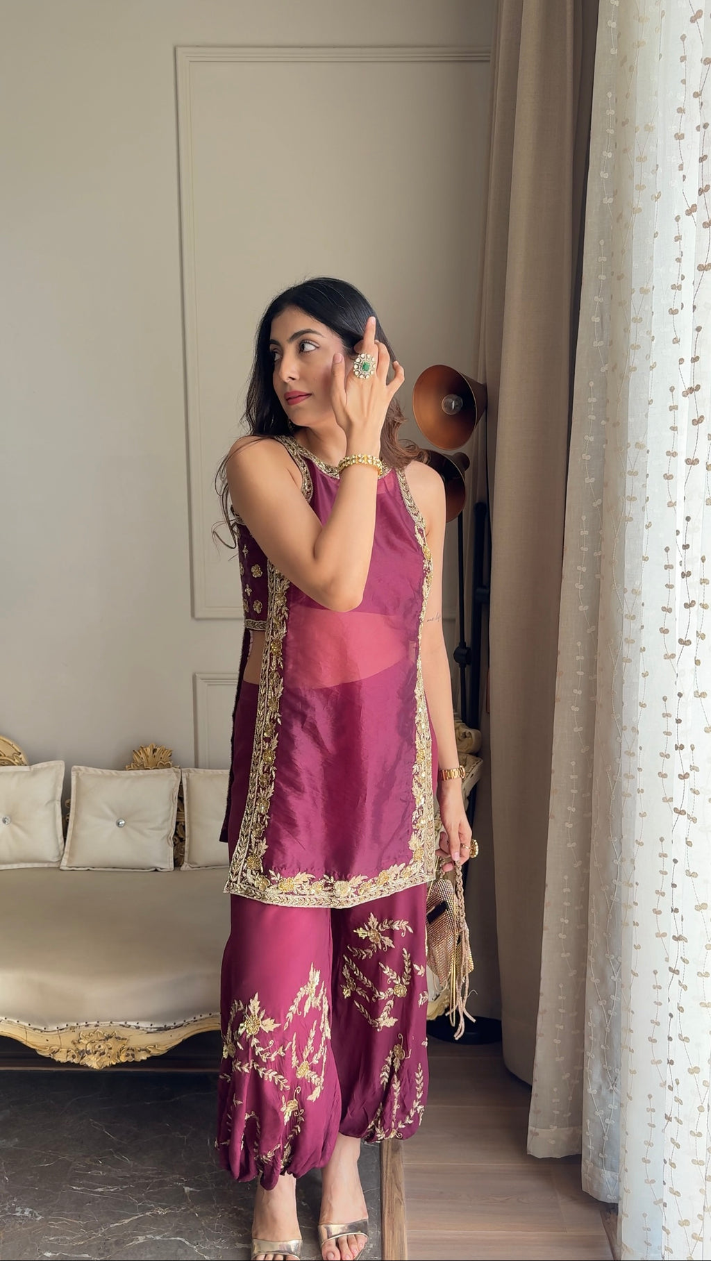Firoja Ballon Pants Set