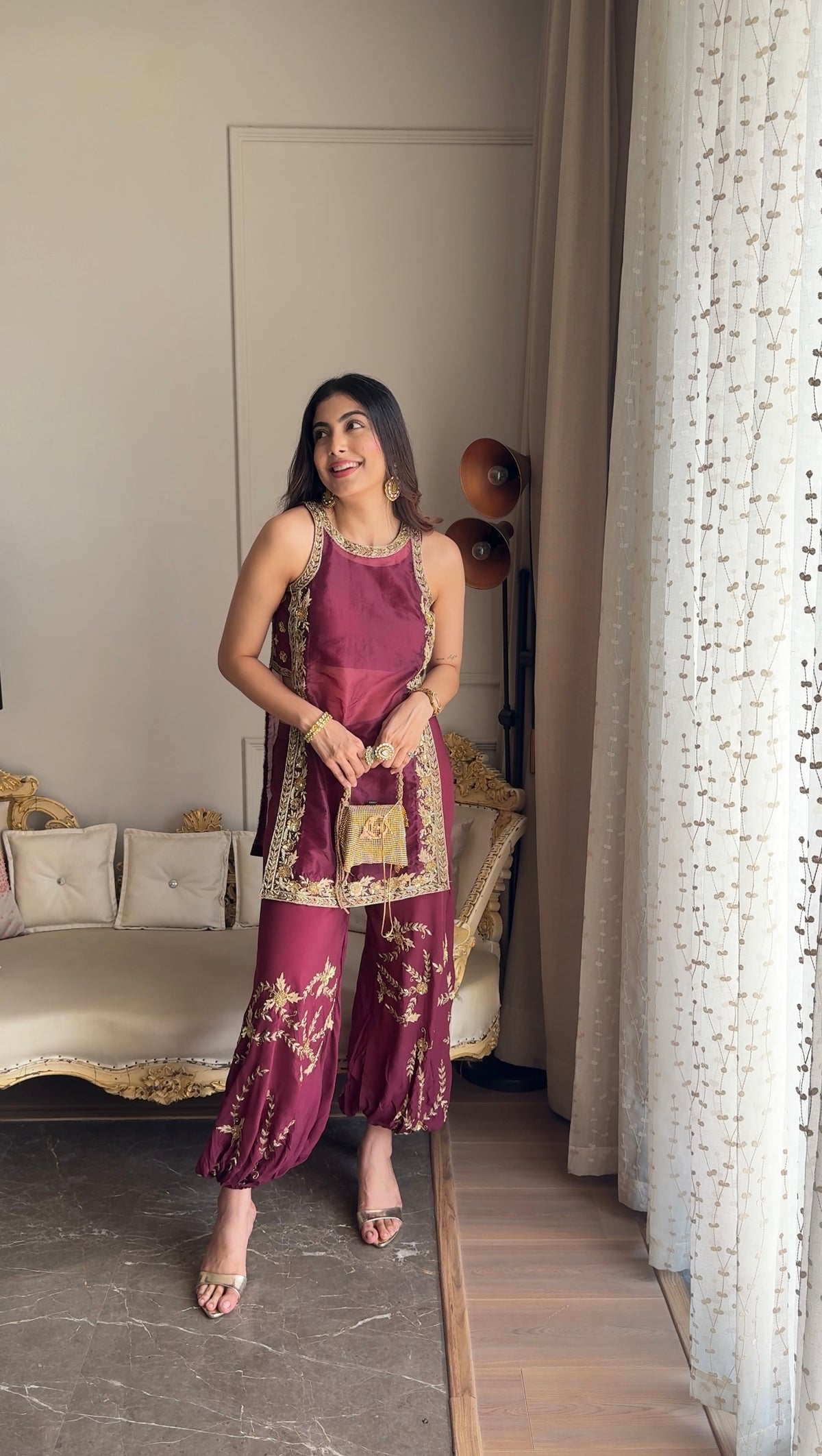 Firoja Ballon Pants Set