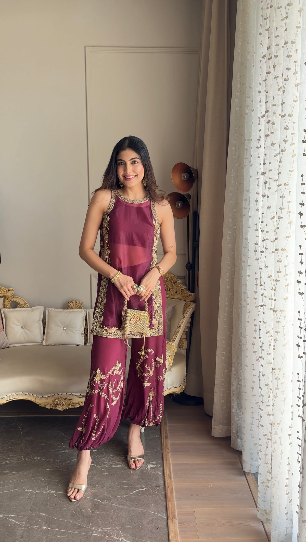 Firoja Ballon Pants Set
