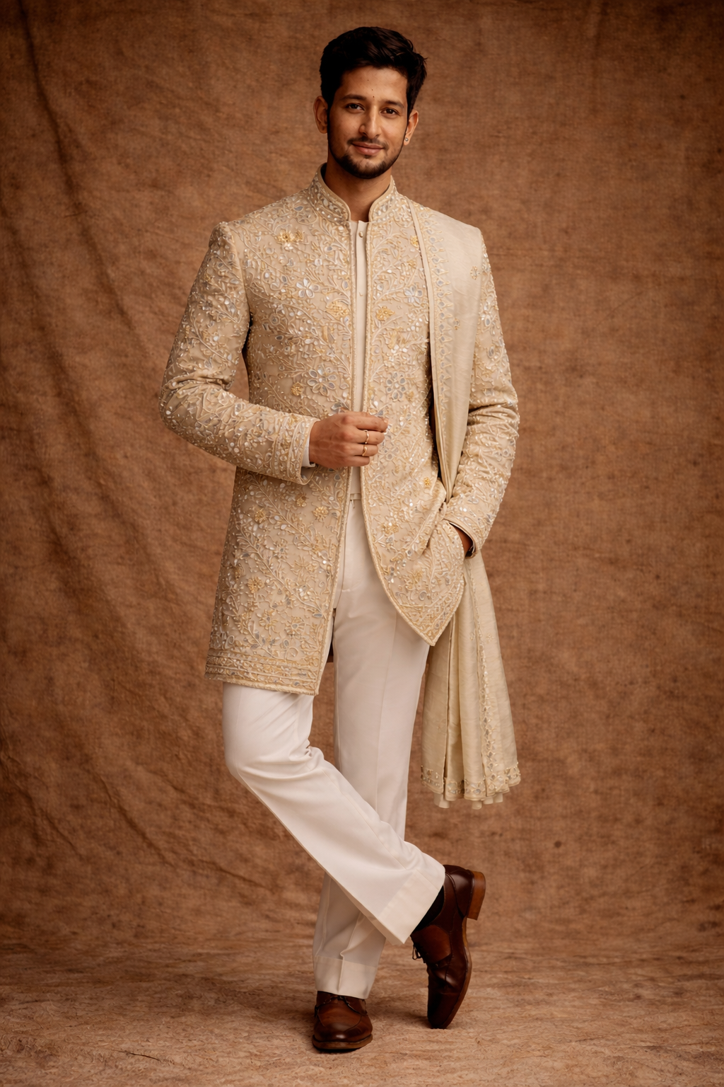 Ivory Imperial Sherwani