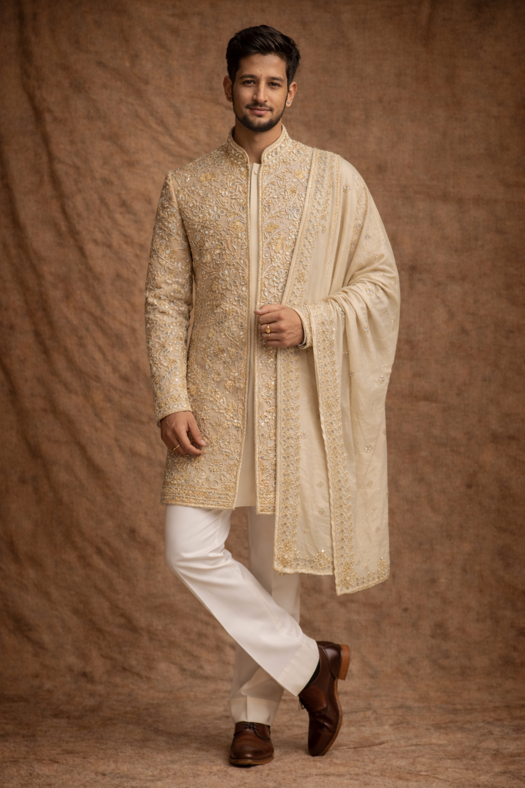 Ivory Imperial Sherwani