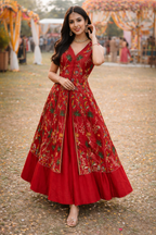 Tove Garden Indo-western Jacket-Skirt Set