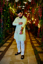 Pista Noor Kurta- Bandi Set